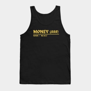 Word Money Tank Top